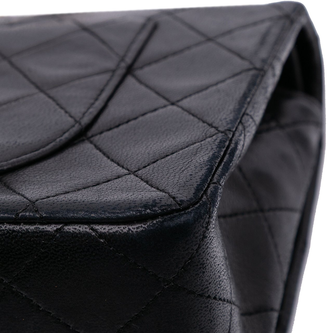 Chanel Small Classic Lambskin Double Flap Zwart