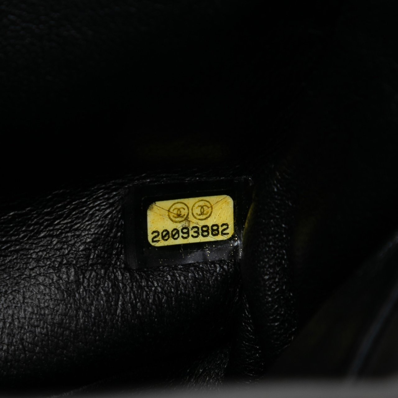 Chanel Small Metallic Iridescent Pearl CC Crystal Single Flap Bag Bruin