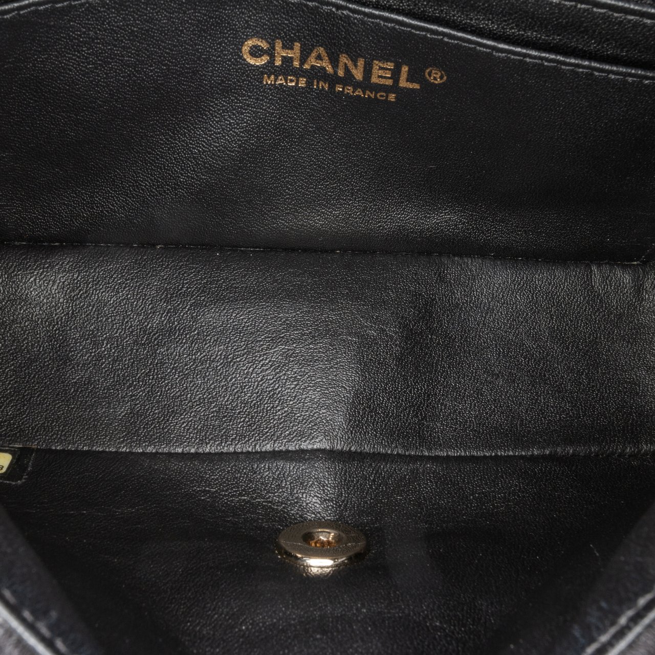 Chanel Mini Rectangular Classic Jersey Single Flap Zwart