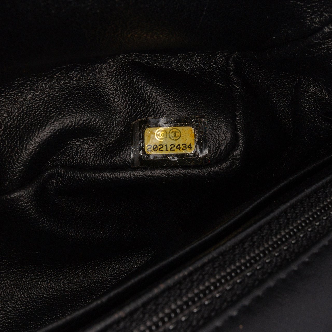Chanel Mini Rectangular Classic Patent Single Flap Zwart