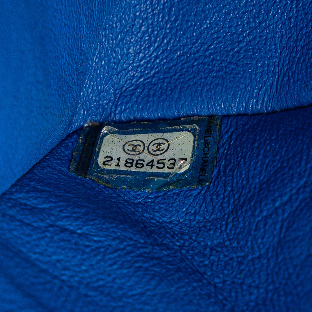 Chanel Medium Classic Lambskin Double Flap Blauw