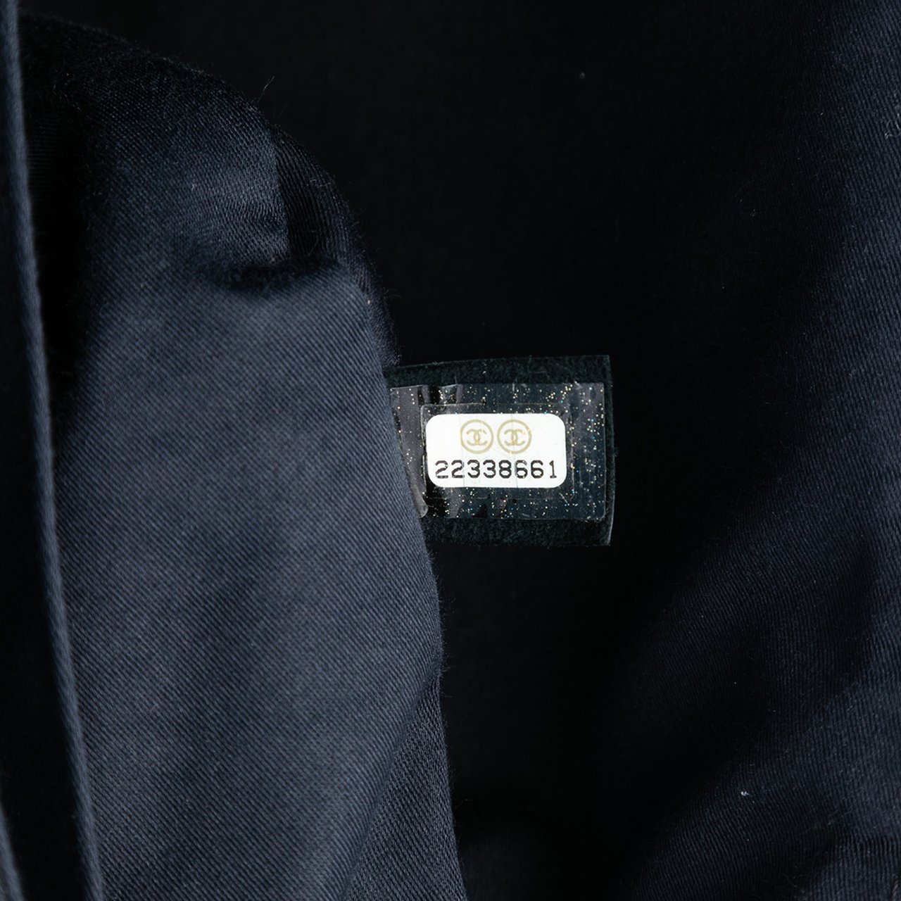 Chanel Medium Embroidered Denim Perfume Bottle Single Flap Blauw