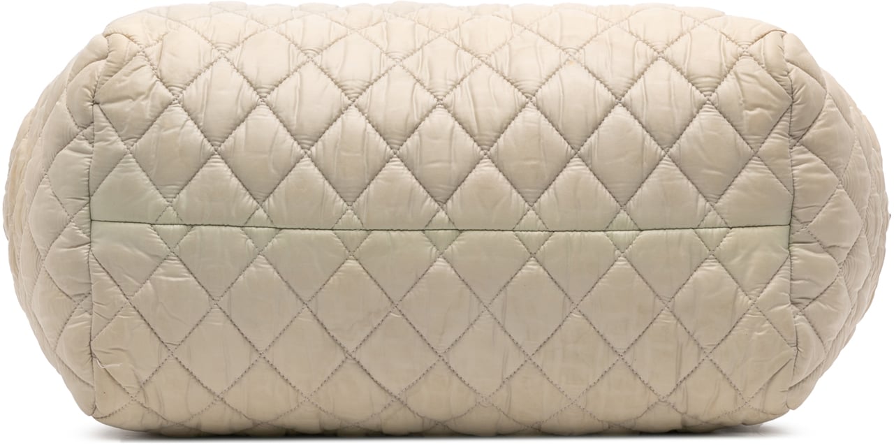 Chanel Medium Nylon Coco Cocoon Bowling Bag Bruin