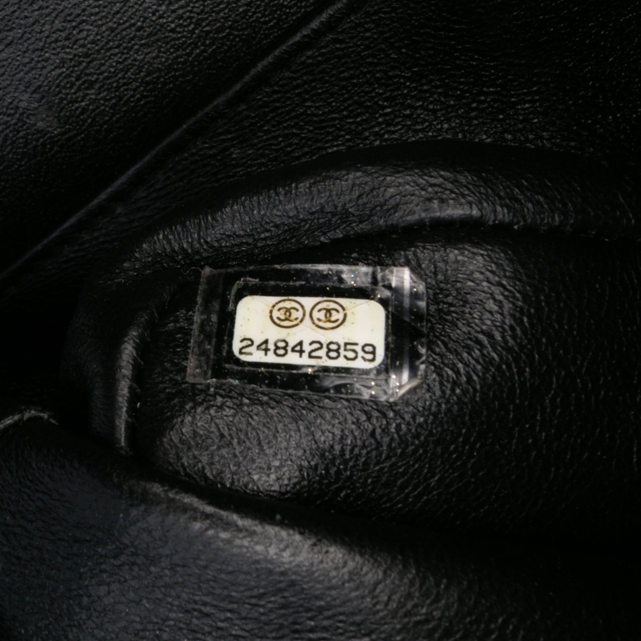Chanel Medium Classic Wool Herringbone Double Flap Wit