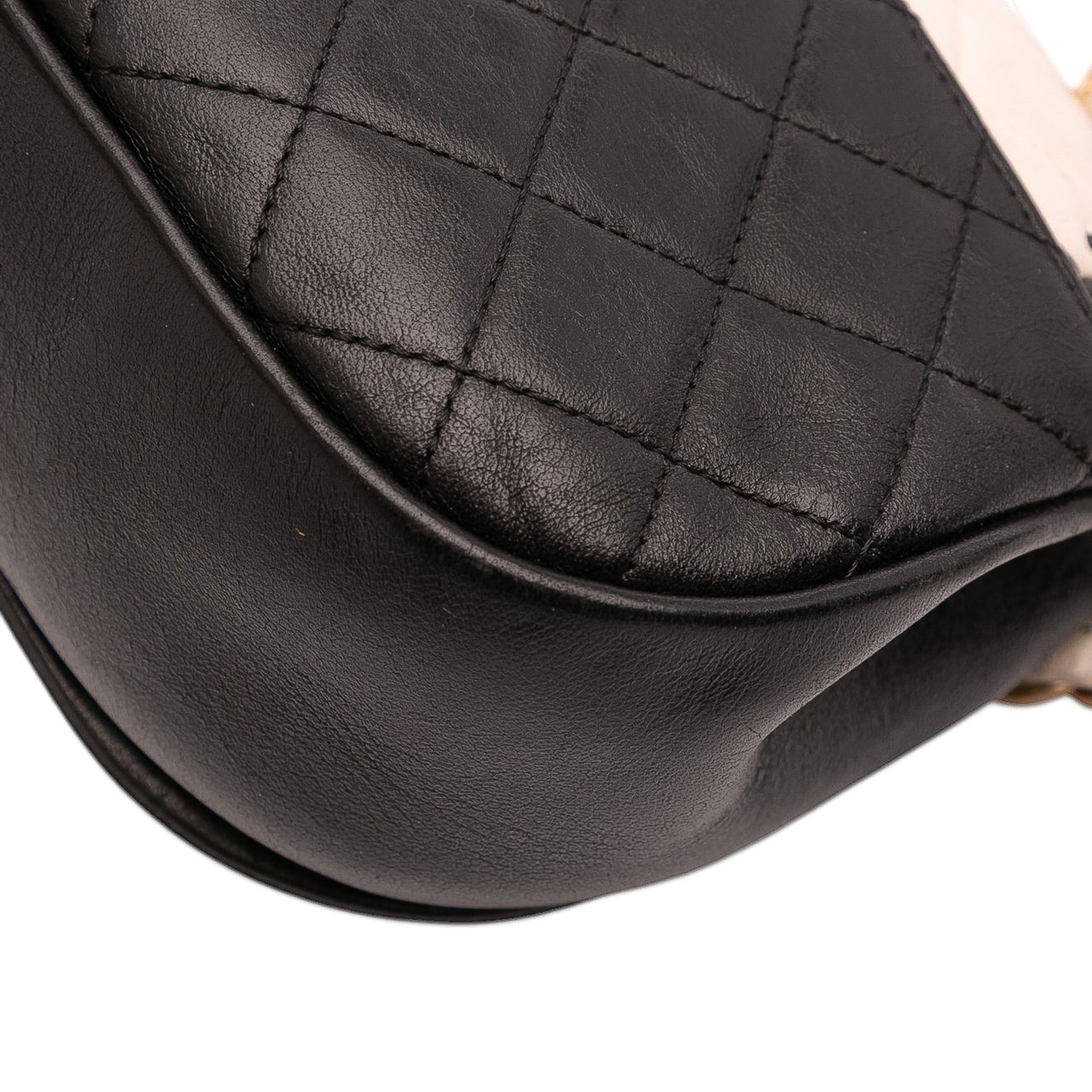 Chanel Small Bicolor Calfskin Braided Chic Flap Wit