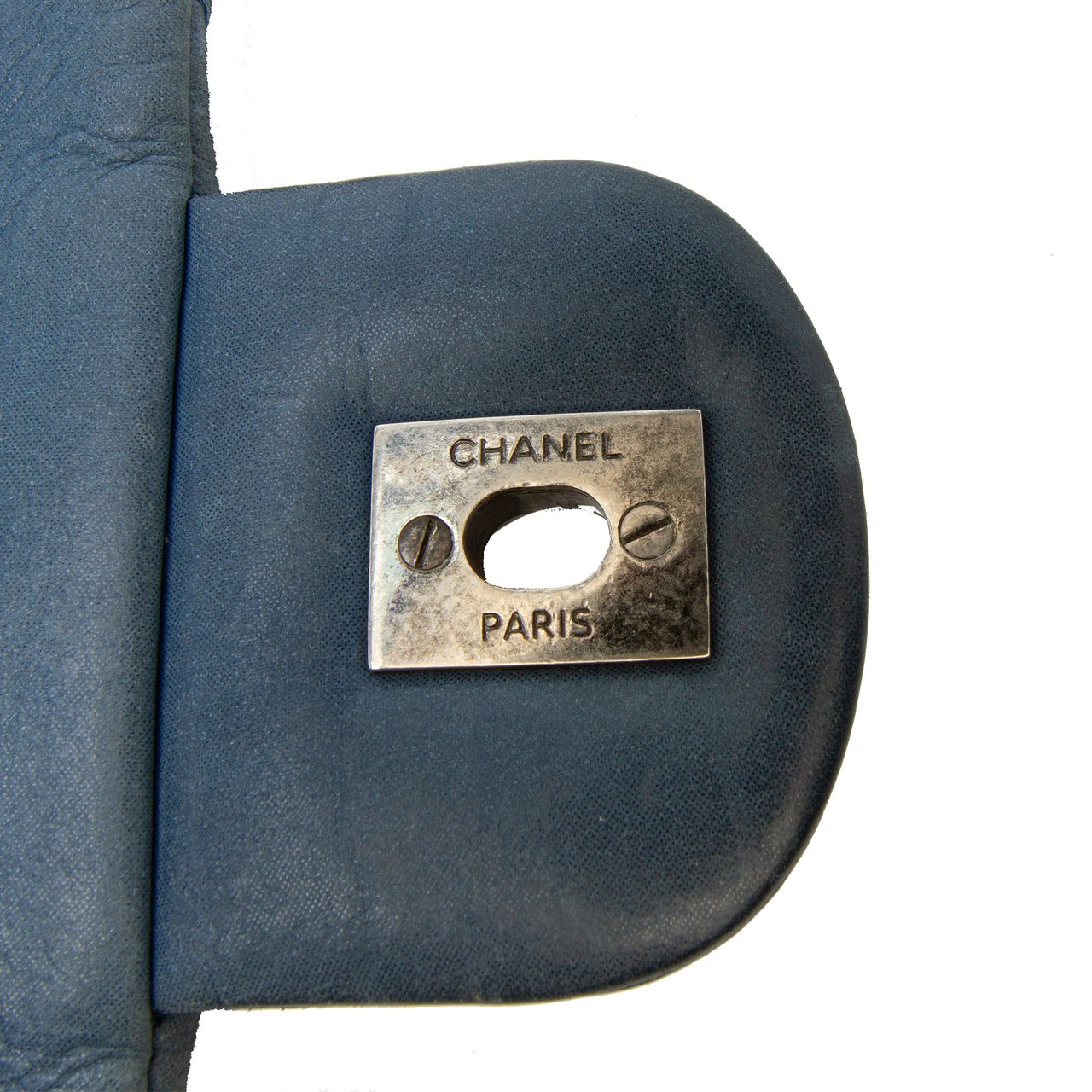 Chanel Jumbo Iridescent Calfskin In The Mix Flap Blauw