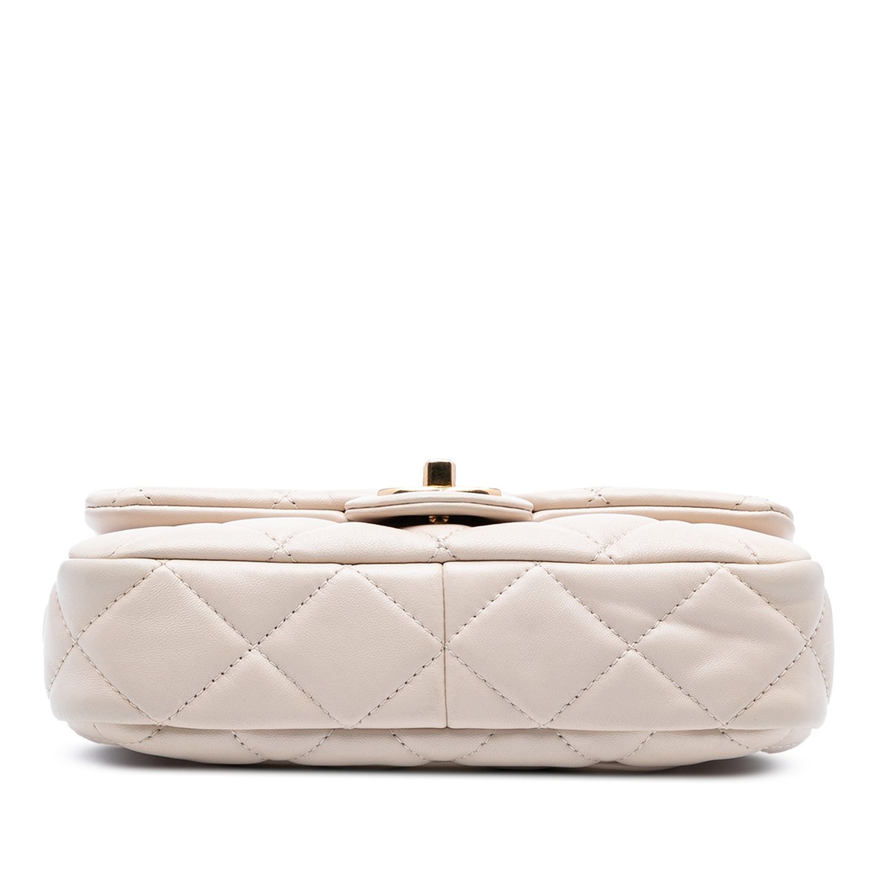 Chanel Small Quilted Lambskin Funky Town Flap Bruin