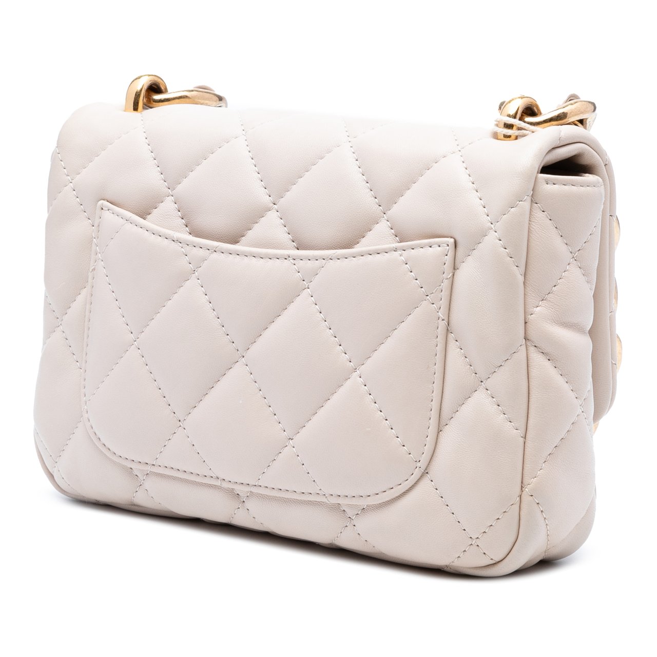 Chanel Small Quilted Lambskin Funky Town Flap Bruin