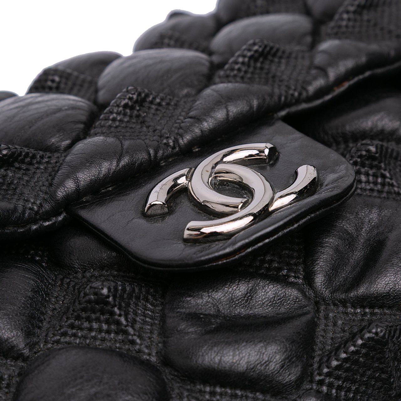 Chanel Quilted Lambskin Stravinsky Flap Zwart