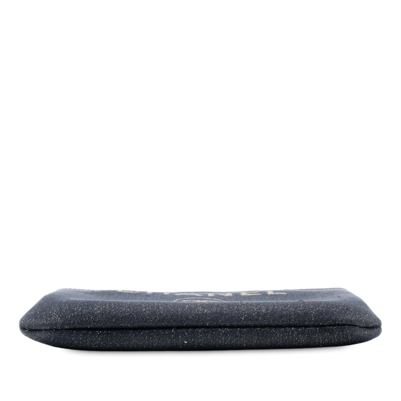 Chanel Medium Denim Deauville O Case Clutch Blauw