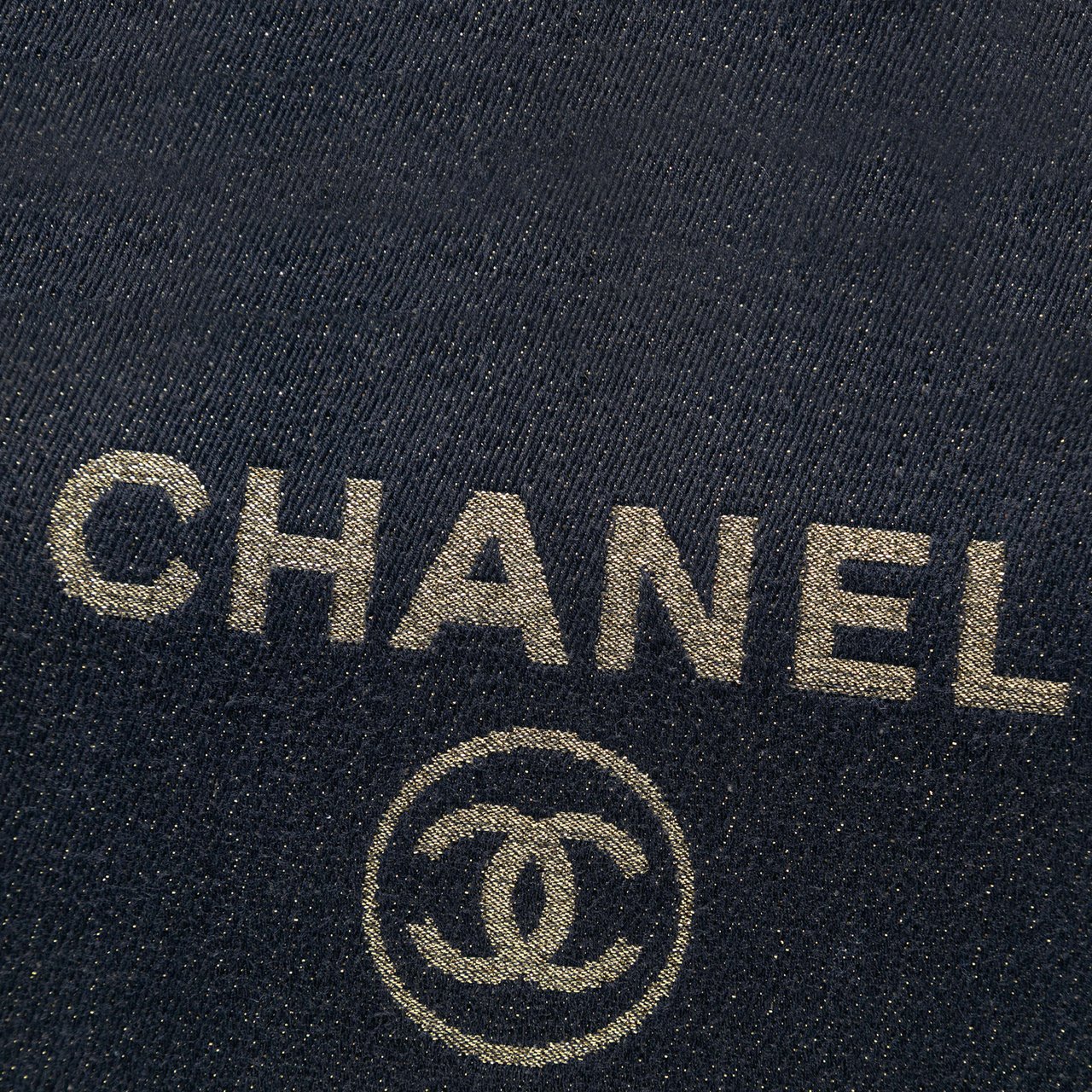 Chanel Medium Denim Deauville O Case Clutch Blauw