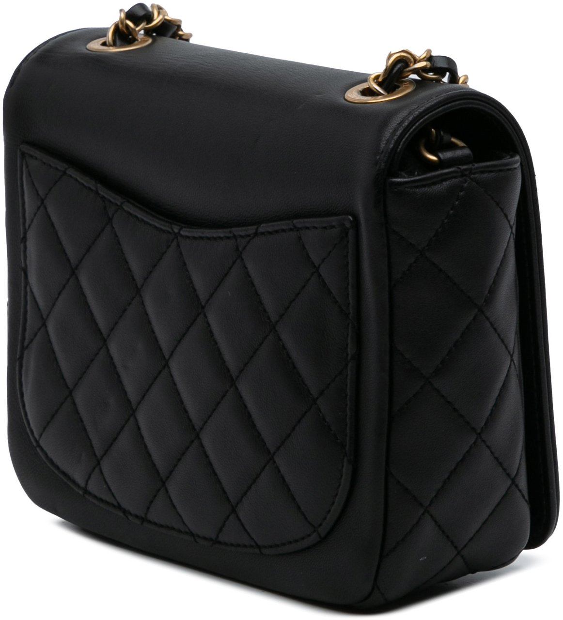 Chanel Lambskin Lucky Charms Flap Crossbody Zwart