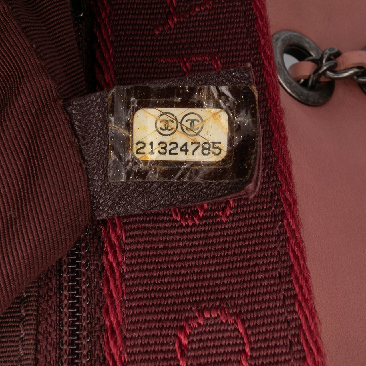 Chanel Paris Salzburg Mini Quilted Glazed Calfskin and Felt Edelweiss Flower Flap Roze