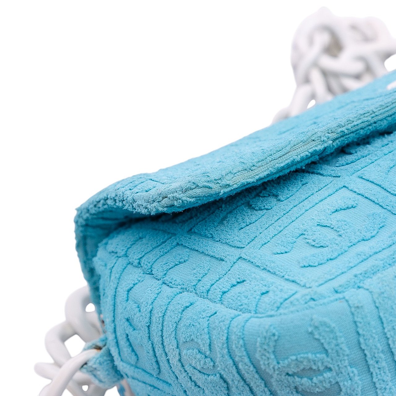 Chanel Terry Cloth Sport Line Flap Blauw