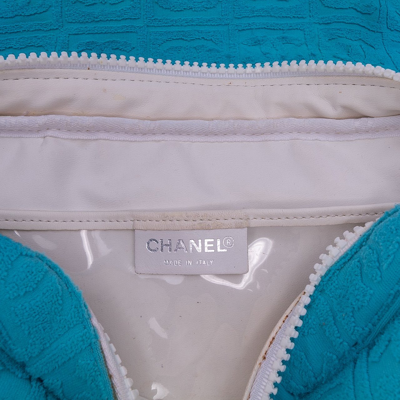 Chanel Terry Cloth Sport Line Flap Blauw