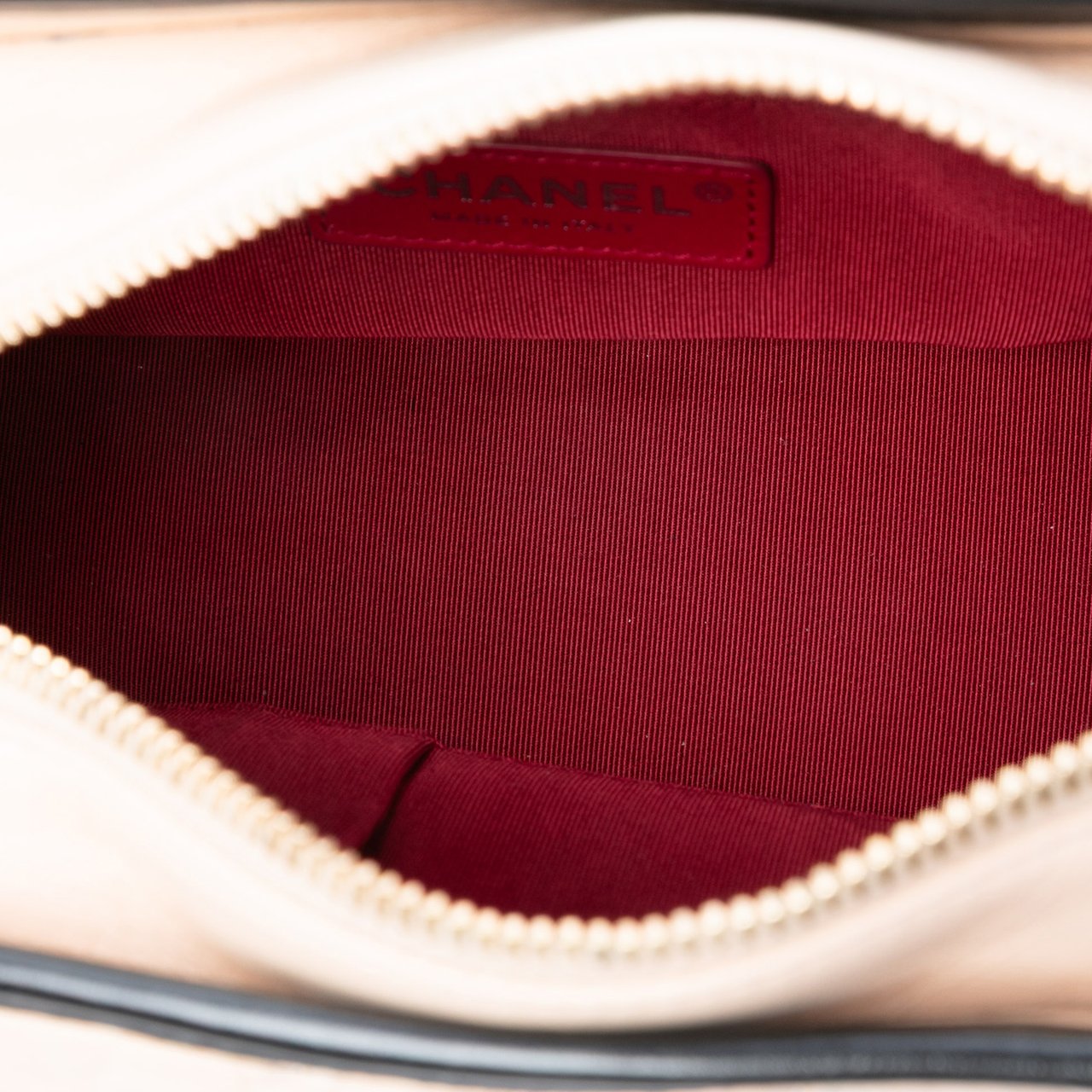 Chanel Small Bicolor Aged Calfskin Gabrielle Crossbody Bruin