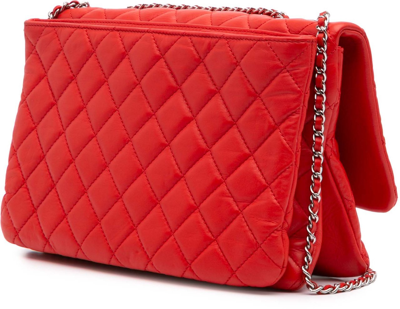 Chanel Jumbo Quilted Calfskin Tender Touch Flap Rood