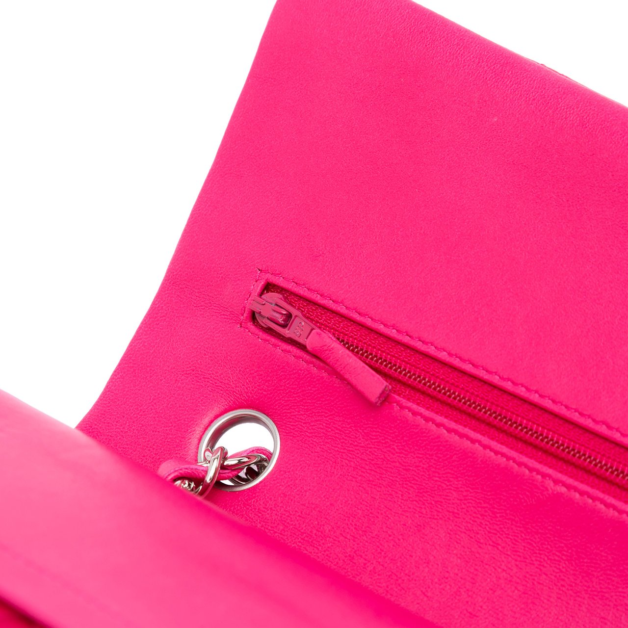 Chanel Medium Classic Lambskin Double Flap Roze