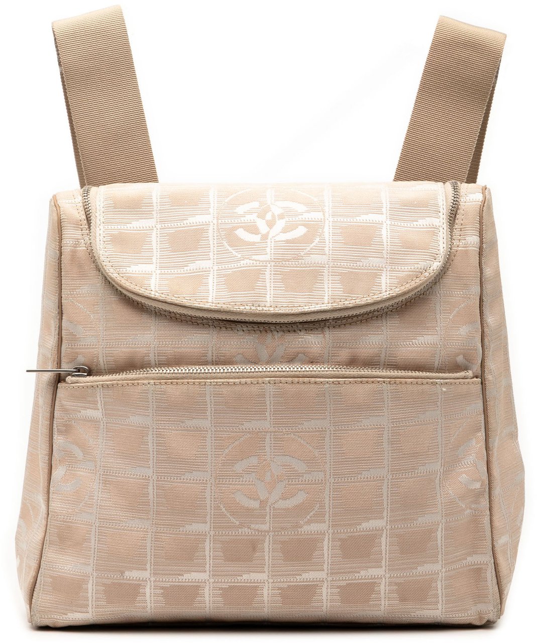 Chanel New Travel Line Nylon Backpack Bruin