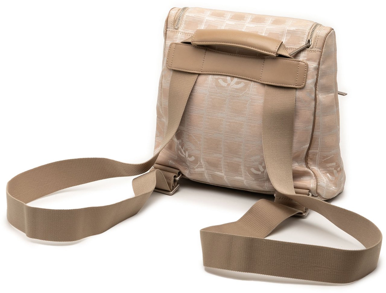 Chanel New Travel Line Nylon Backpack Bruin