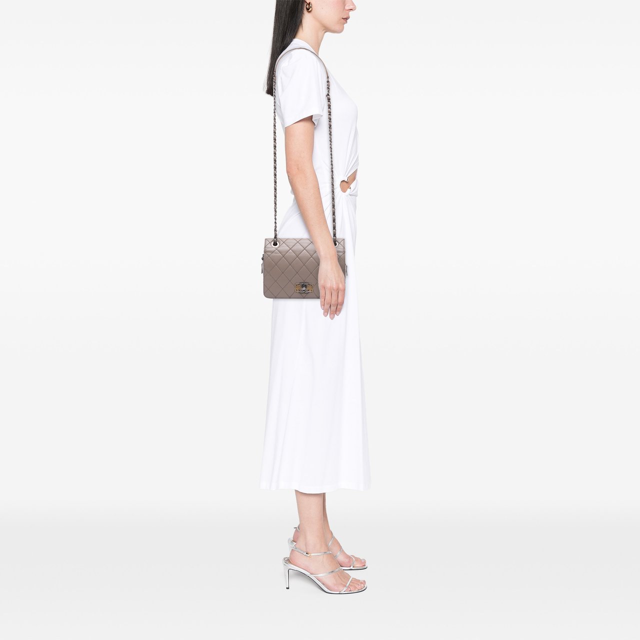 Chanel Quilted Calfskin Day Trip Flap Bruin