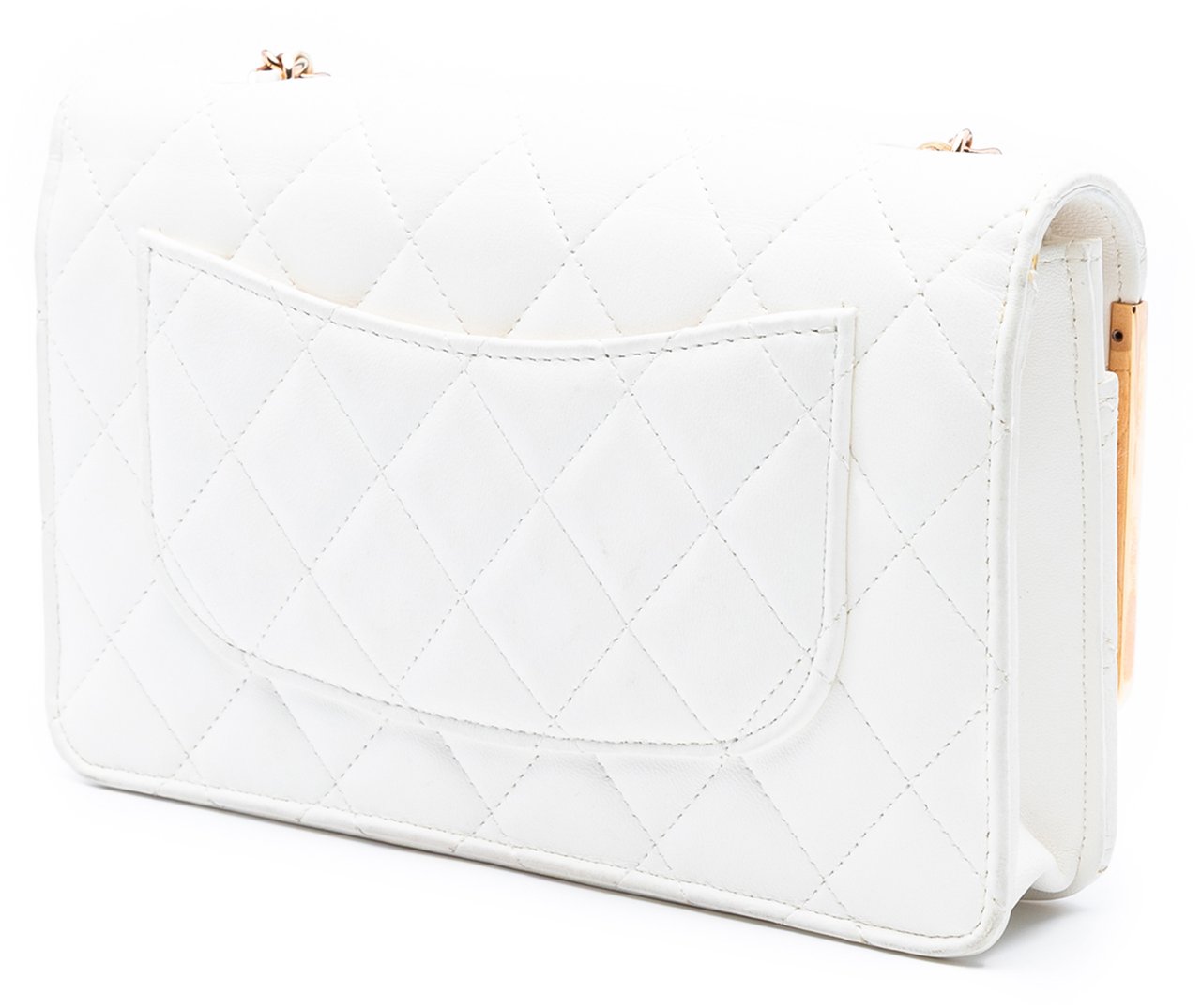 Chanel CC Quilted Lambskin Frame Wallet On Chain Wit