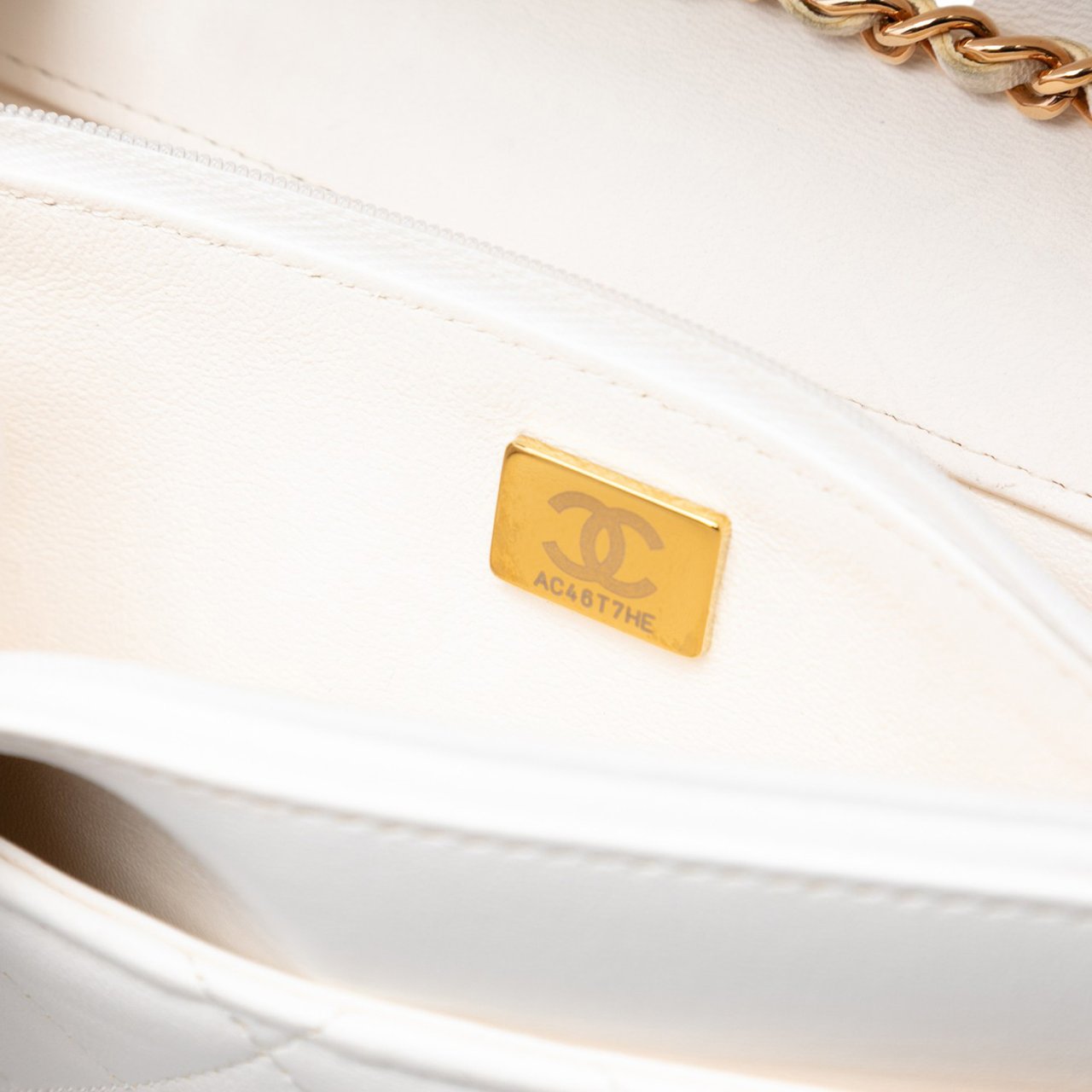 Chanel CC Quilted Lambskin Frame Wallet On Chain Wit
