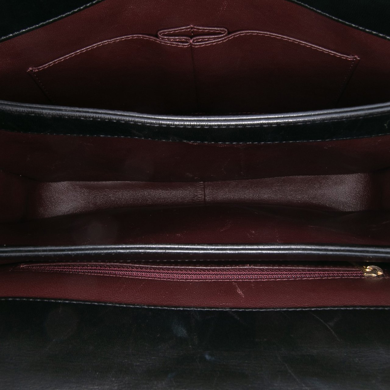Chanel Large Lambskin Trendy CC Top Handle Flap Zwart