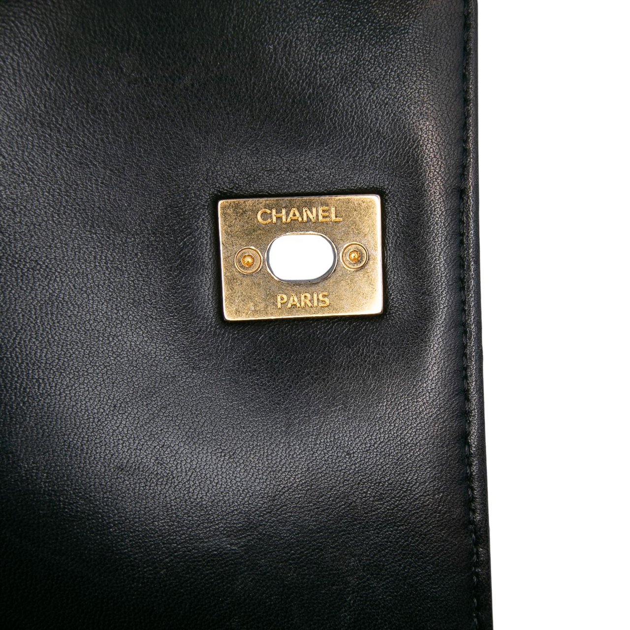 Chanel Large Lambskin Trendy CC Top Handle Flap Zwart