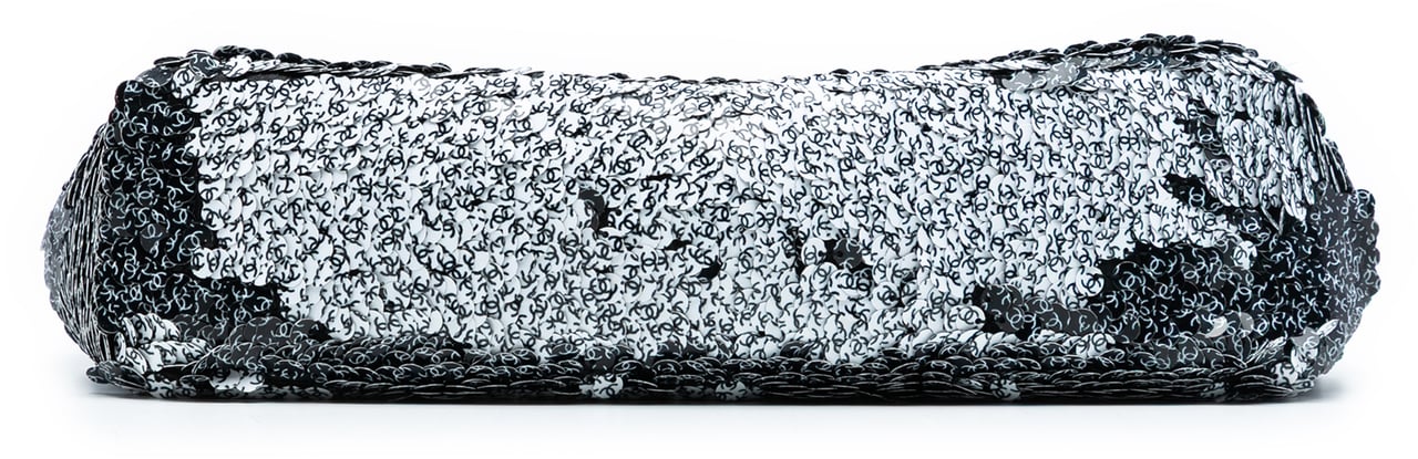 Chanel CC Printed Sequin Single Flap Wit