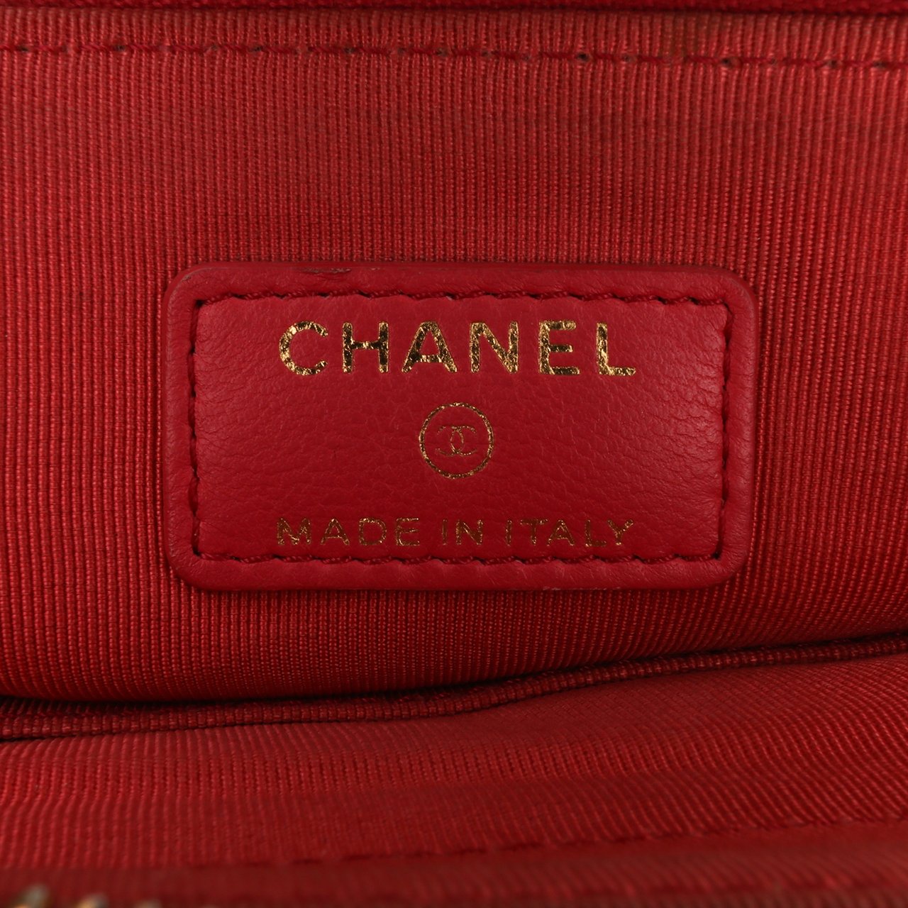Chanel Quilted Lambskin Double Case with Chain Roze