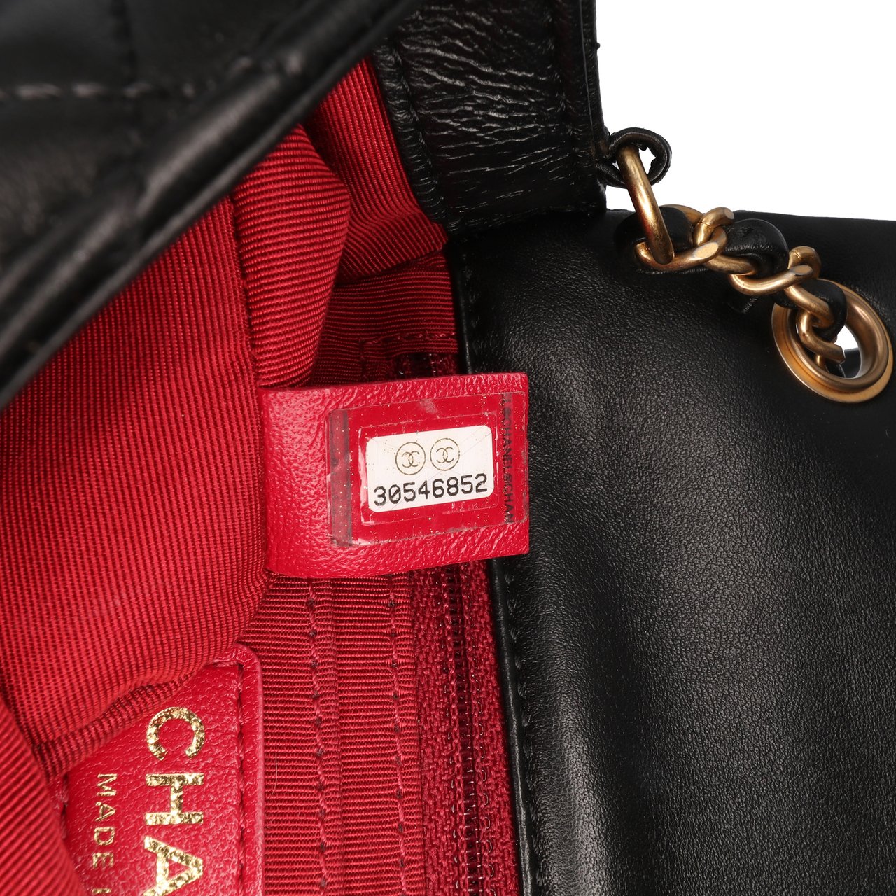 Chanel Mini Square Lambskin Romance Single Flap Zwart