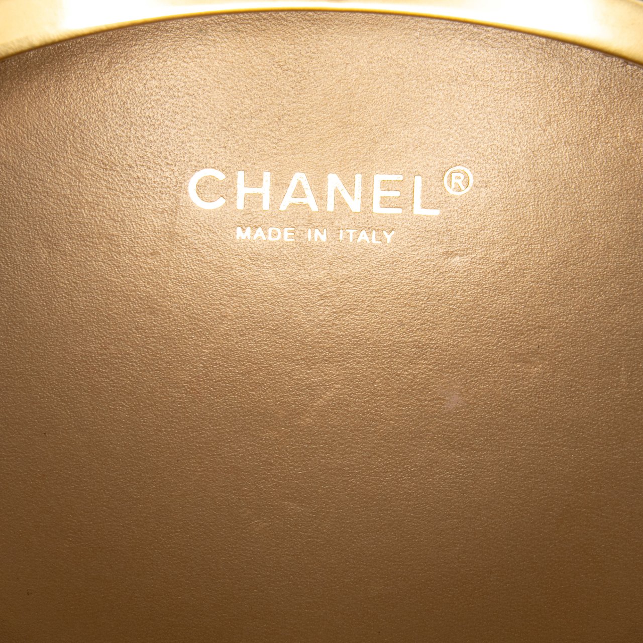 Chanel CC Quilted Lambskin Frame Vanity Case Wit