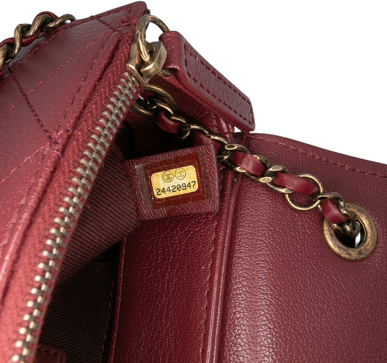 Chanel Small Calfskin Coco Curve Flap Rood
