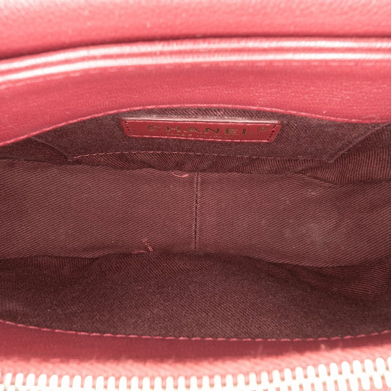 Chanel Small Calfskin Coco Curve Flap Rood
