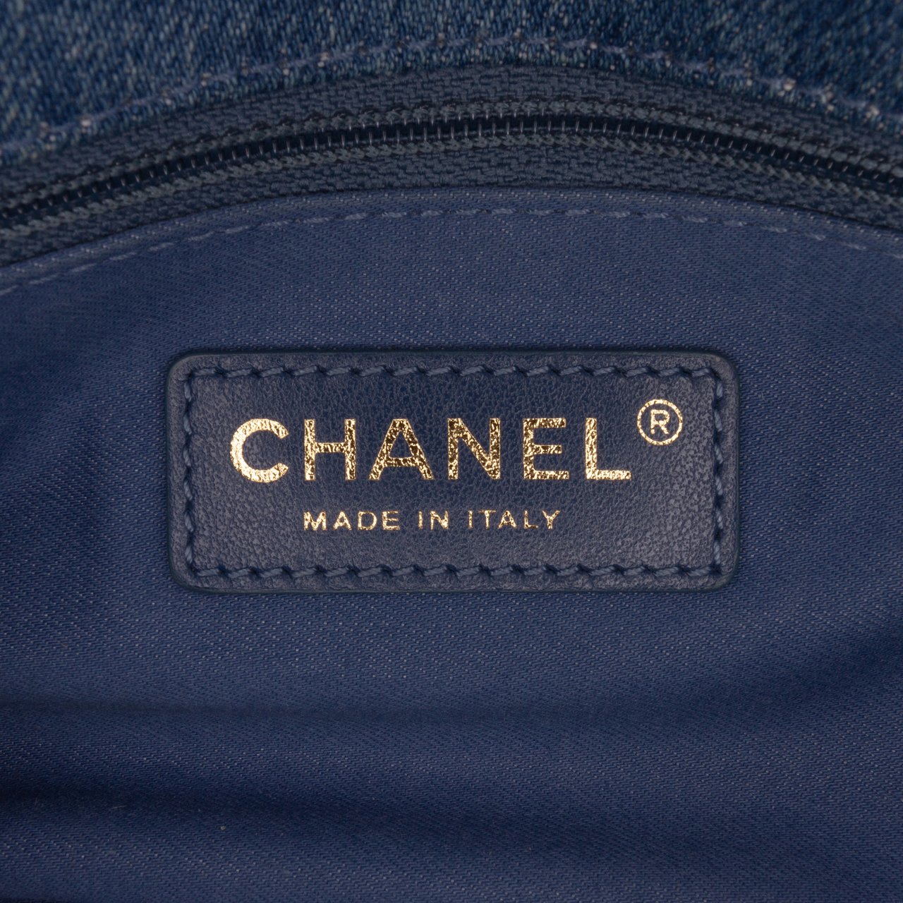 Chanel Mini Rectangular Quilted Denim Mood Flap Blauw