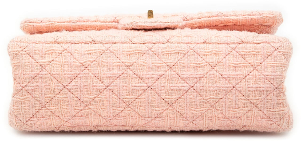 Chanel Reissue 2.55 Tweed Single Flap 225 Roze