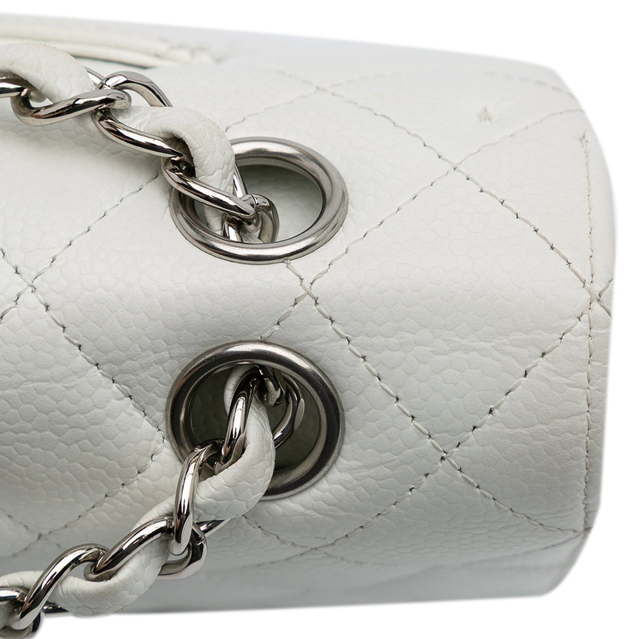 Chanel Medium Classic Caviar Double Flap Wit