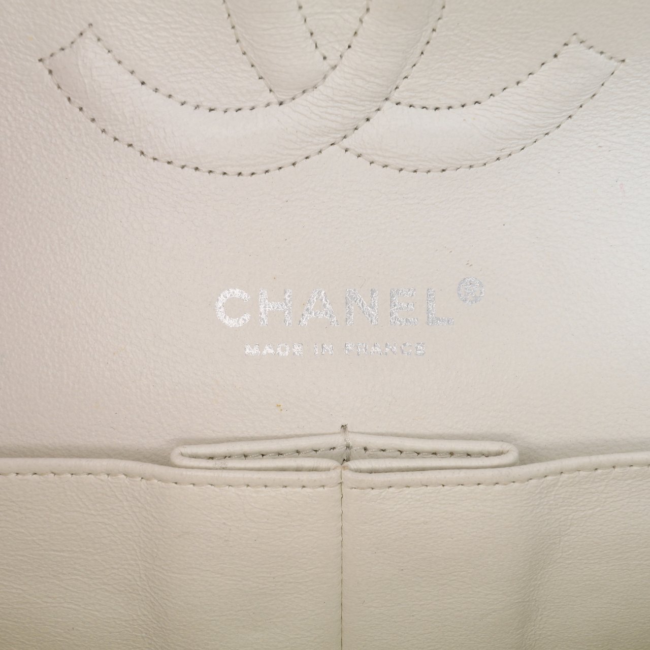 Chanel Medium Classic Caviar Double Flap Wit