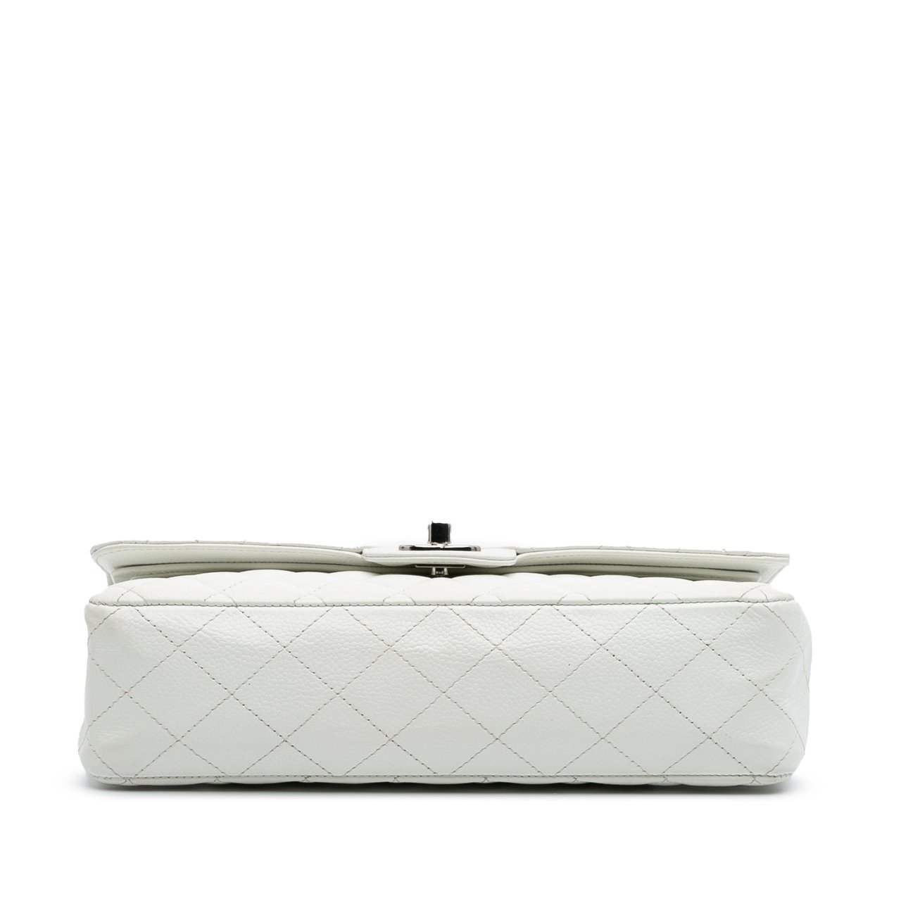 Chanel Medium Classic Caviar Double Flap Wit