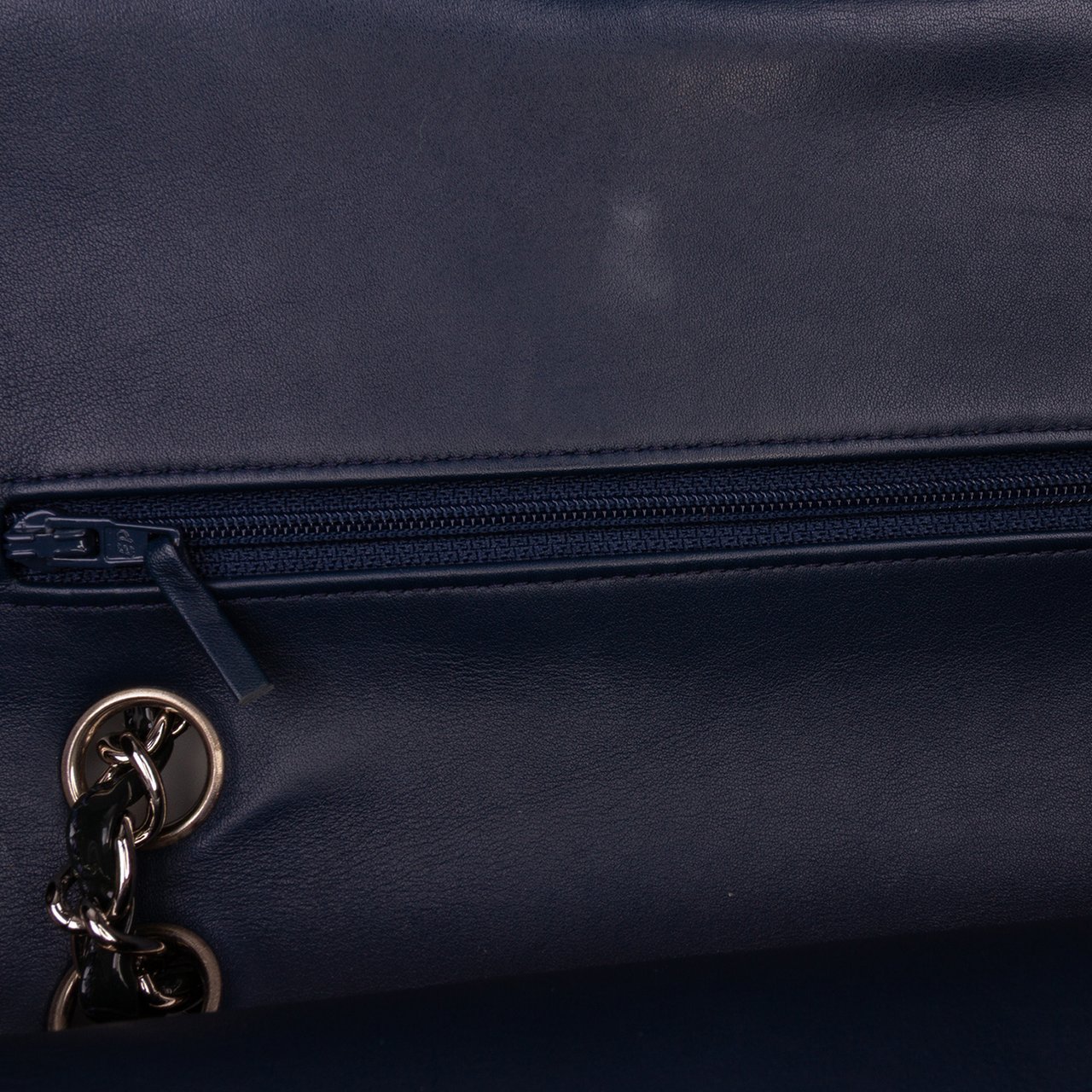 Chanel Medium Classic Patent Double Fla Groen