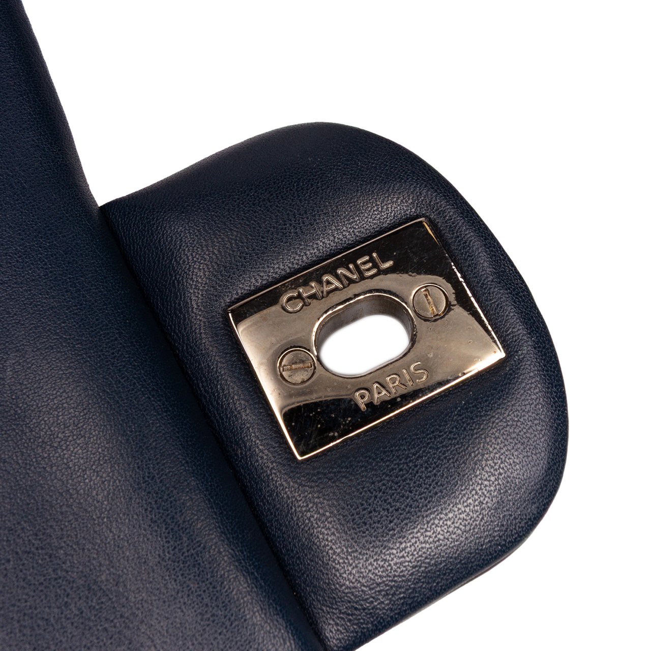 Chanel Medium Classic Patent Double Fla Groen