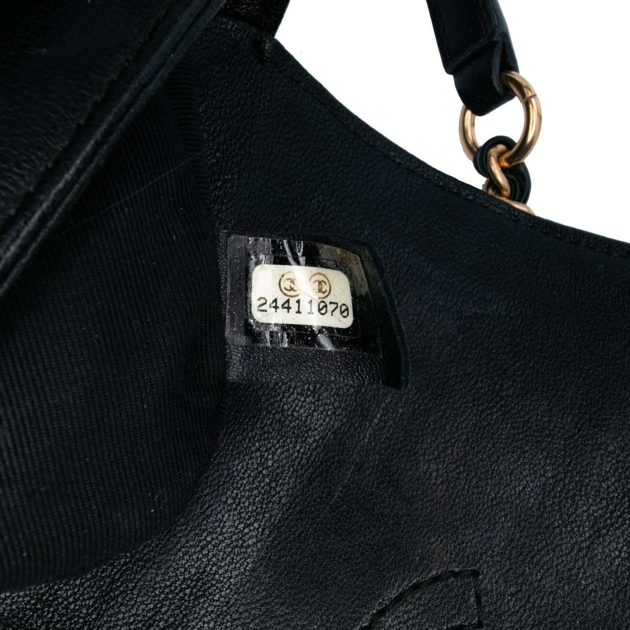 Chanel Small Quilted Lambskin Private Affair Camellia Flap Zwart