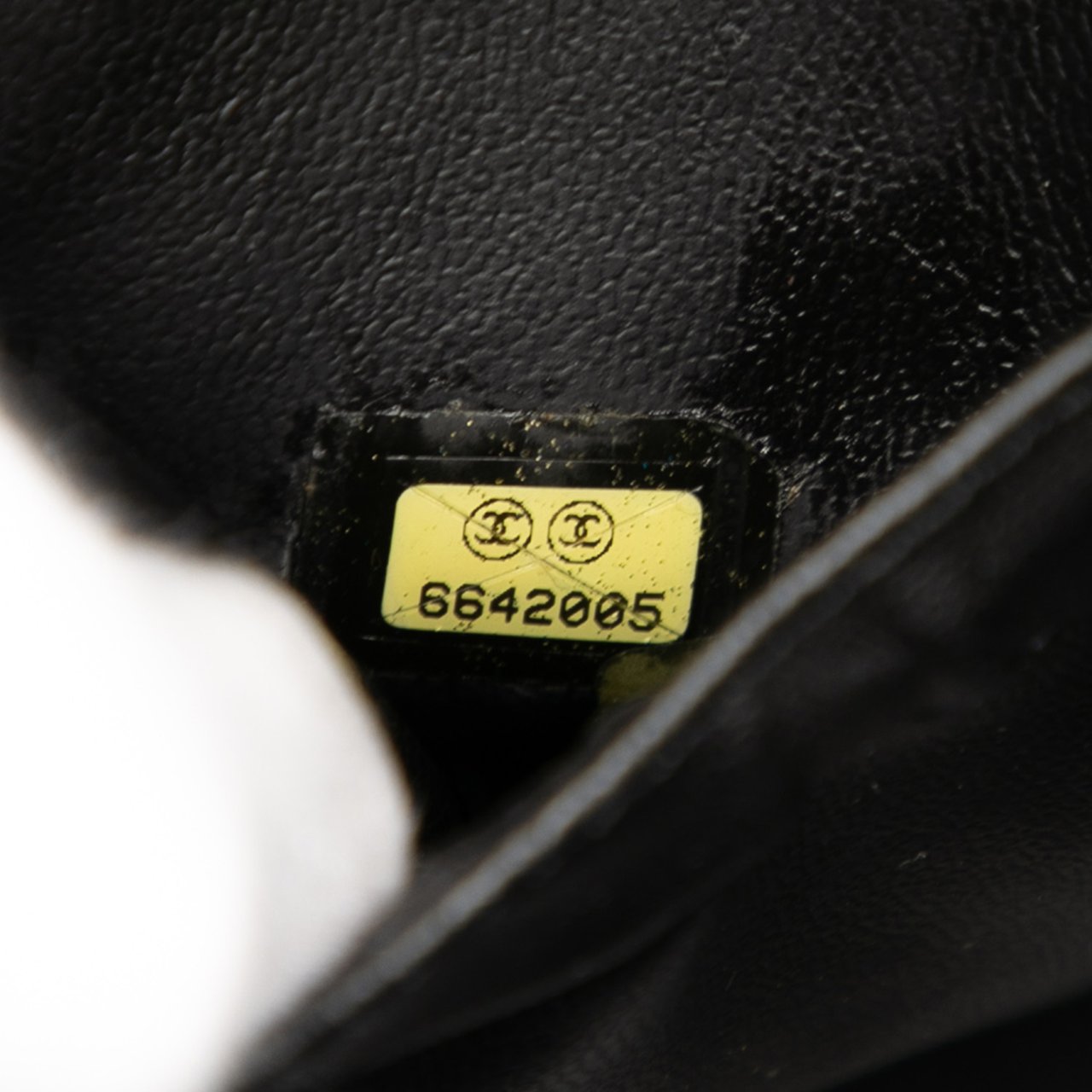 Chanel CC Caviar Vanity Bag Zwart