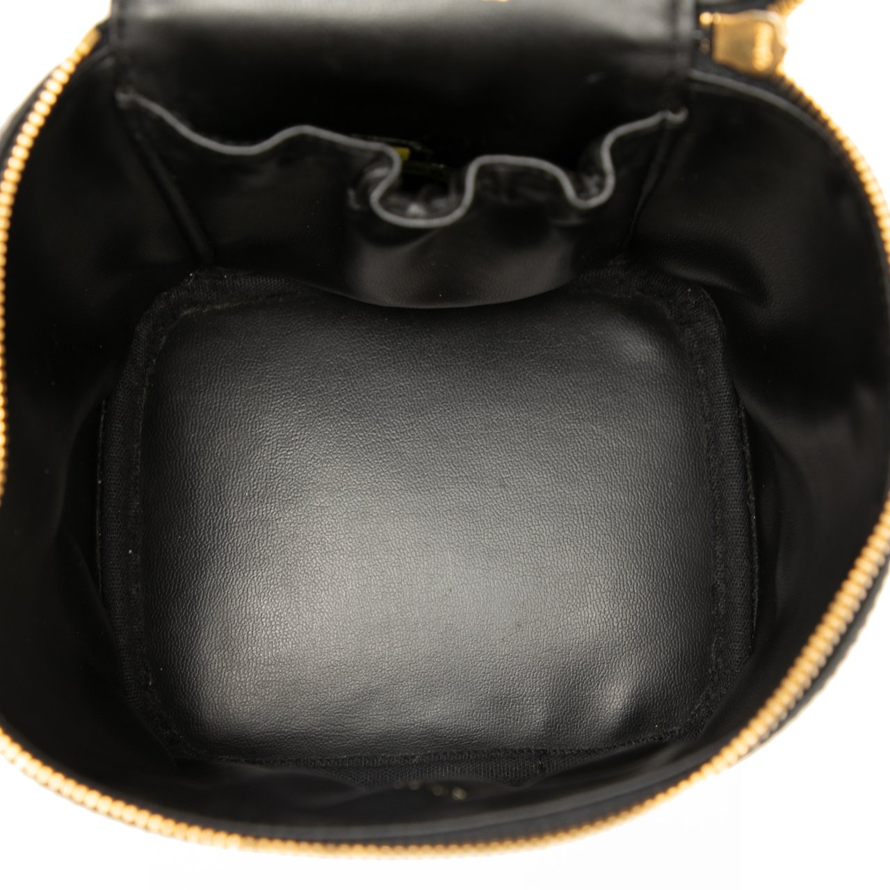 Chanel CC Caviar Vanity Bag Zwart