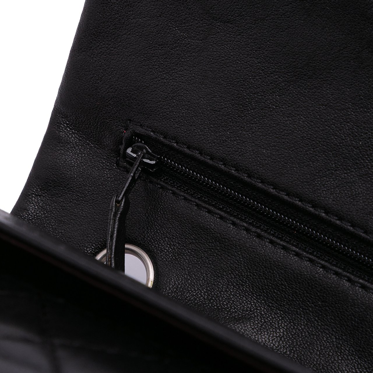 Chanel Medium Classic Washed Lambskin Bijoux Chain Double Flap Zwart