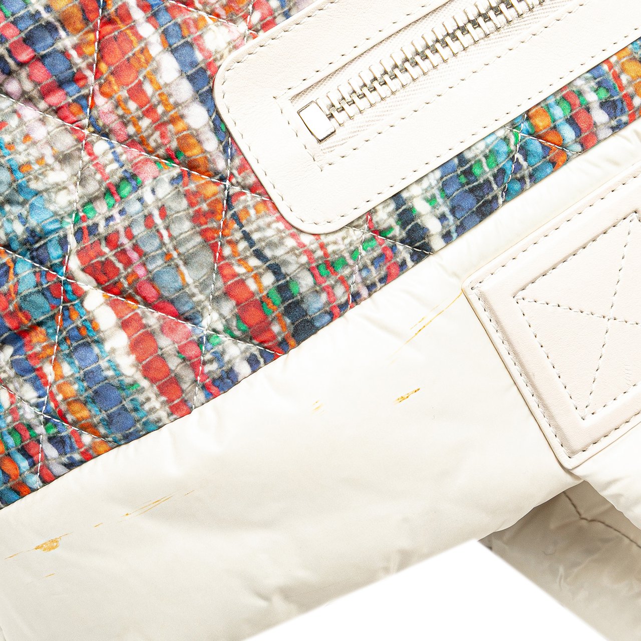 Chanel Nylon Tweed Printed Coco Cocoon Tote Divers