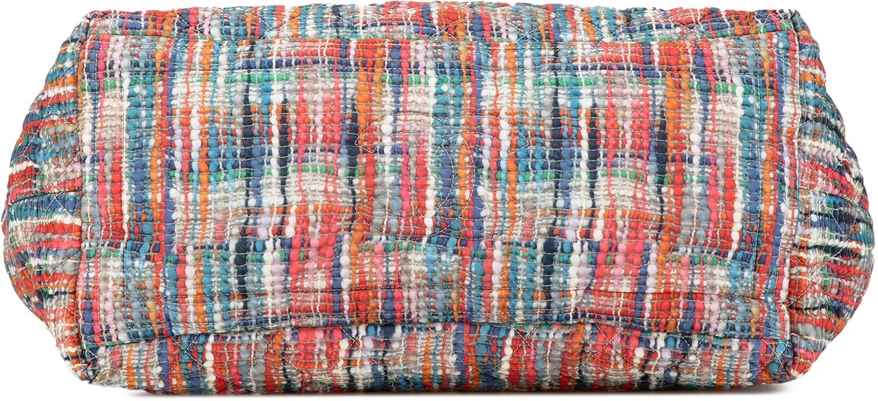 Chanel Nylon Tweed Printed Coco Cocoon Tote Divers