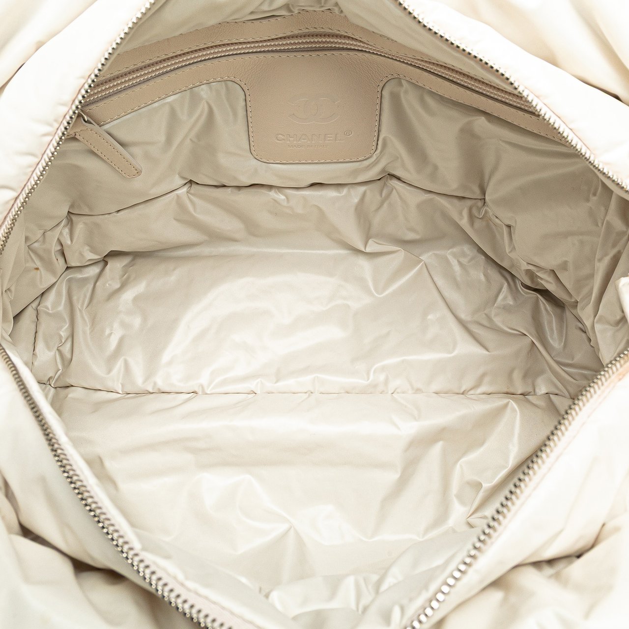 Chanel Nylon Tweed Printed Coco Cocoon Tote Divers