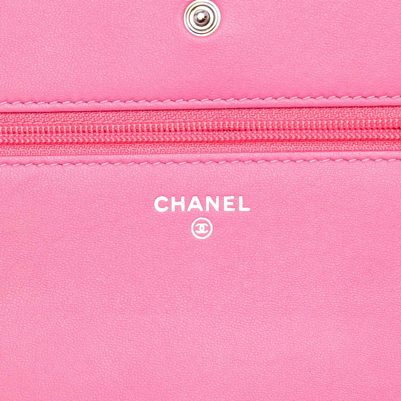 Chanel Ombre Lambskin Degrade Wallet On Chain Roze